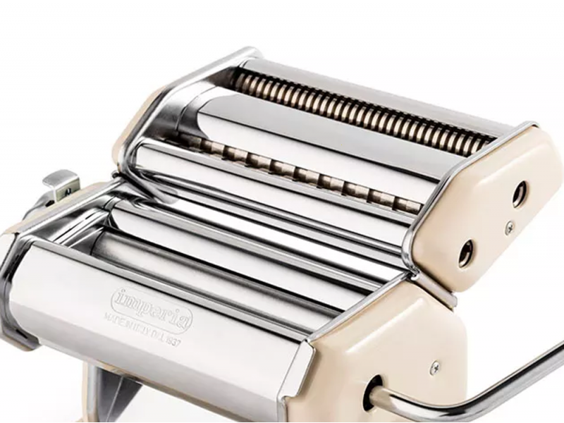 Imperia iPasta T.2/6,5 mm Crema - Laminoir - Machine &agrave; p&acirc;tes manuelle en INOX