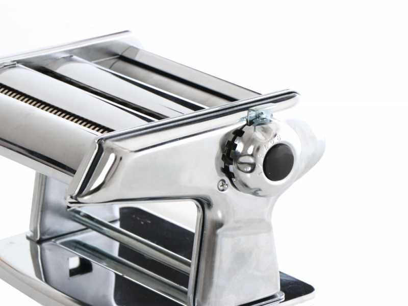 Imperia New Titania iPasta T.2/6,5 mm - Laminoir - Machine &agrave; p&acirc;tes manuelle en acier INOX