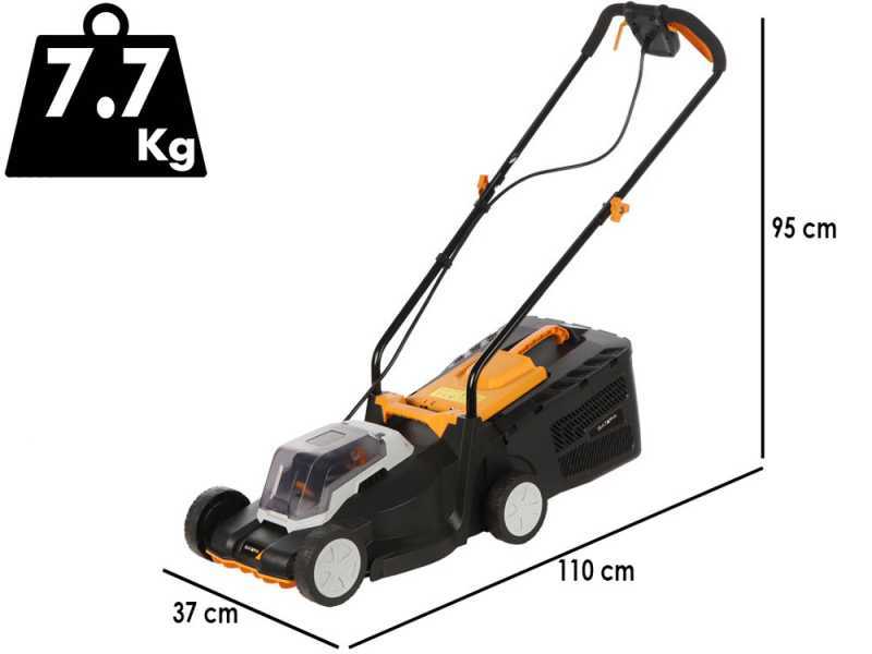 Batavia 7064713 - Tondeuse &agrave; gazon &agrave; batterie - 18 V - Coupe 32 cm - SANS BATTERIE NI CHARGEUR