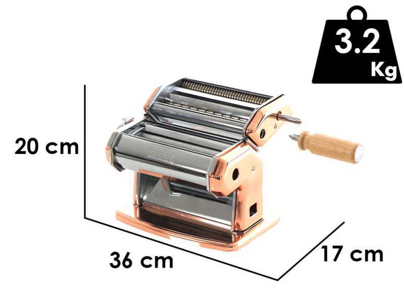 Imperia iPasta T. 6,5/12 mm Ruvida Rame - Machine pour les p&acirc;tes manuelle