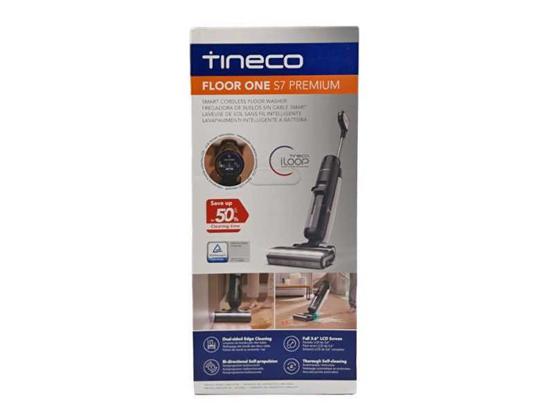 Tineco Floor One S7 Premium - Nettoyeur de sols &agrave; batterie smart - 3 en 1 : lave, s&egrave;che et aspire
