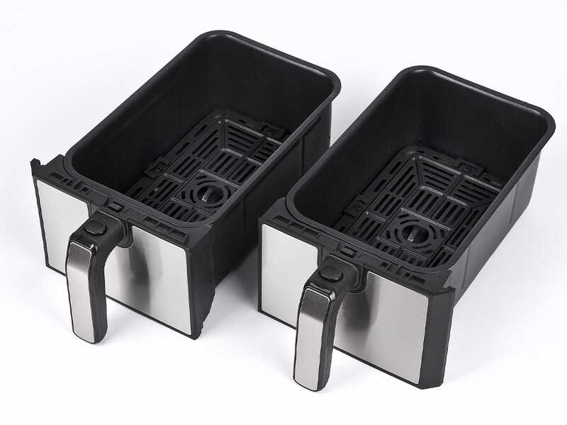 G3 Ferrari Friggisano Duo - Friteuse sans huile num&eacute;rique avec bac double