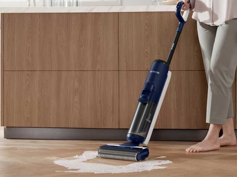 Tineco Floor One S6 Pet - Nettoyeur de sols &agrave; batterie smart - 3 en 1 : nettoie, s&egrave;che et aspire