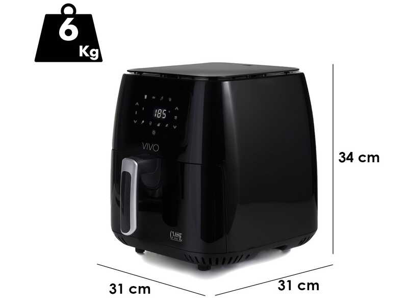 Classe VIVO Air Fryer 6.5 l - Friteuse sans huile digitale