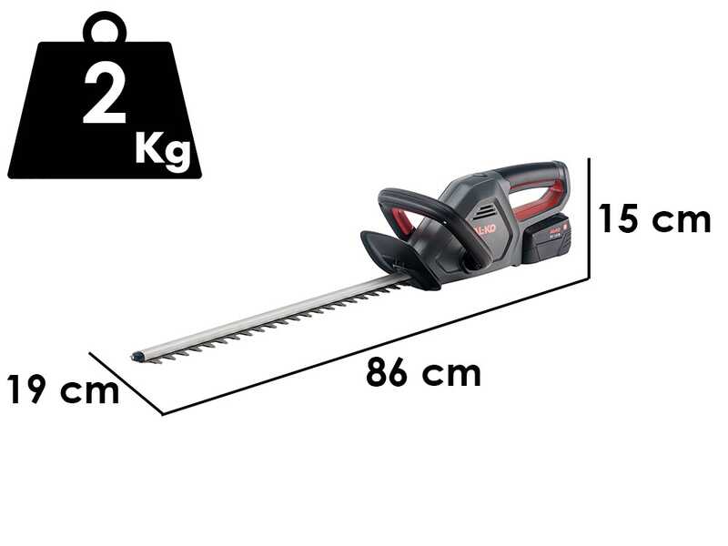 AL-KO Comfort HT 1845 - Taille-haie &agrave; batterie - 18V/2,5Ah - Lame de 45 cm