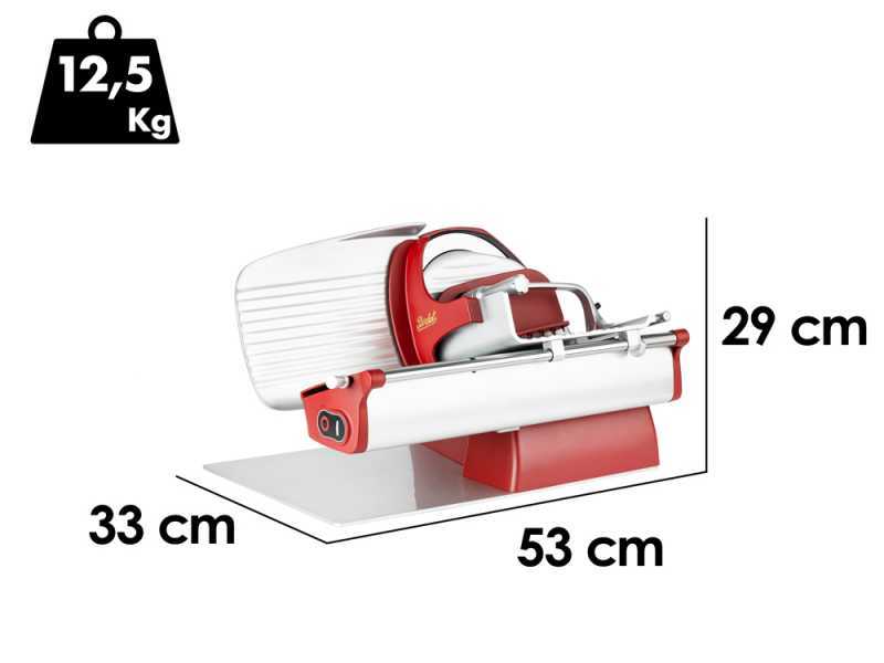 Berkel Home Line Plus 200 Rouge Opaque - Trancheuse avec lame 195 mm