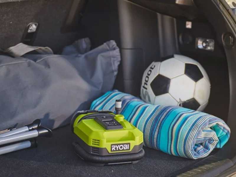 Ryobi RMI18-0 - Compresseur portable &agrave; batterie - 18V - 2Ah