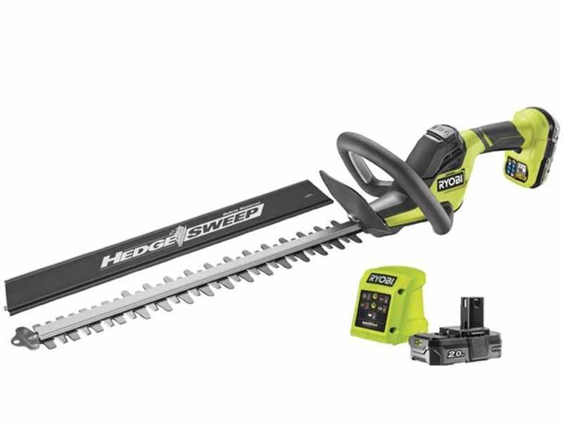 Ryobi RY18HT50A-120 - Taille-haie &agrave; batterie - Lame de 50 cm - 18V 2Ah
