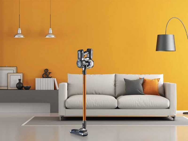 Ariete Digital Lithium Orange - Balai &eacute;lectrique rechargeable sans fil - Batterie au lithium 22.2 V/ 2.2 Ah