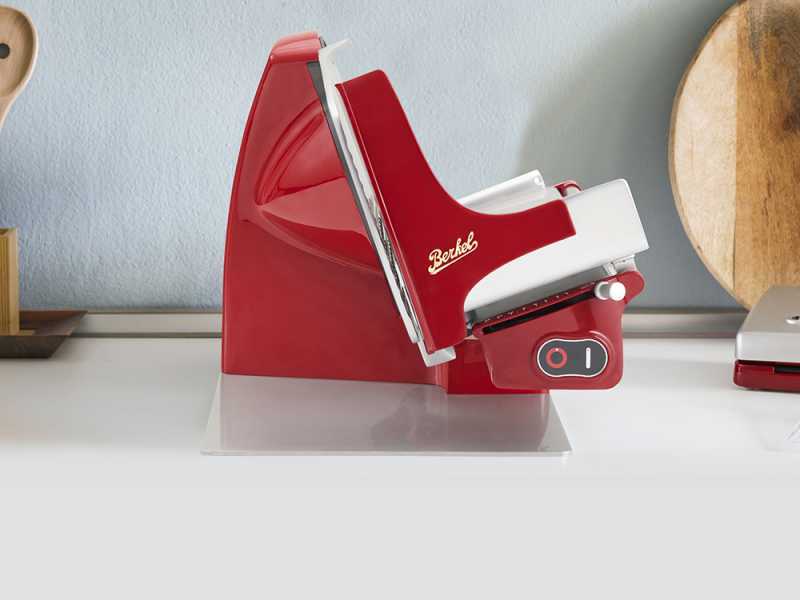 Berkel Home Line Plus 250 Rouge Opaque - Trancheuse avec lame 250 mm