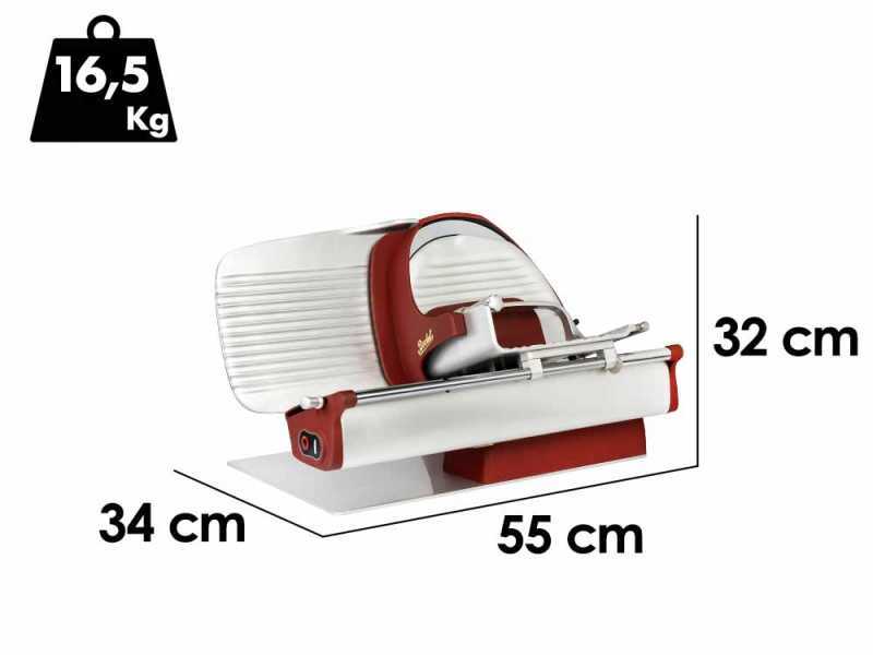 Berkel Home Line Plus 250 Rouge Opaque - Trancheuse avec lame 250 mm