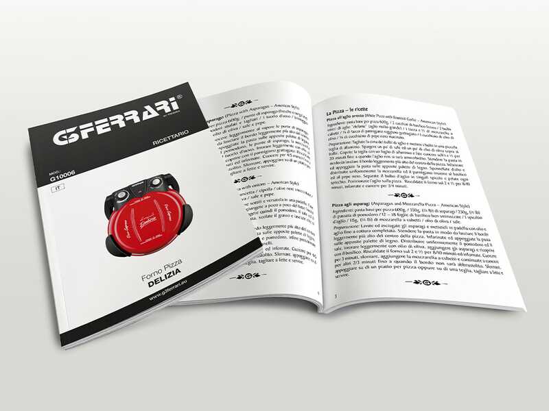 G3 Ferrari Delizia Rouge - Four &agrave; pizza &eacute;lectrique - Pierre r&eacute;fractaire