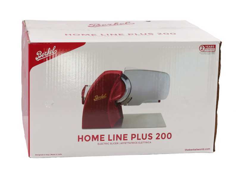Berkel Home Line Plus 200 Noir Opaque - Trancheuse avec lame de 195 mm