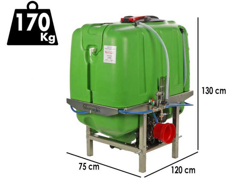 Sbaraglia Spray 600L - Cuve de pulv&eacute;risation &agrave; tracteur - Pompe AR713