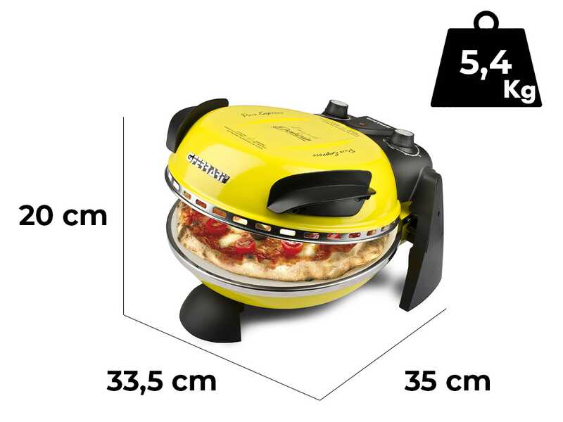 G3 Ferrari Delizia Jaune - Four &agrave; pizza &eacute;lectrique