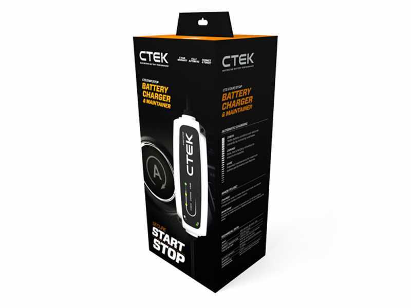 CTEK CT5 START/STOP 12V - Chargeur de batterie mainteneur automatique - 8 Phases
