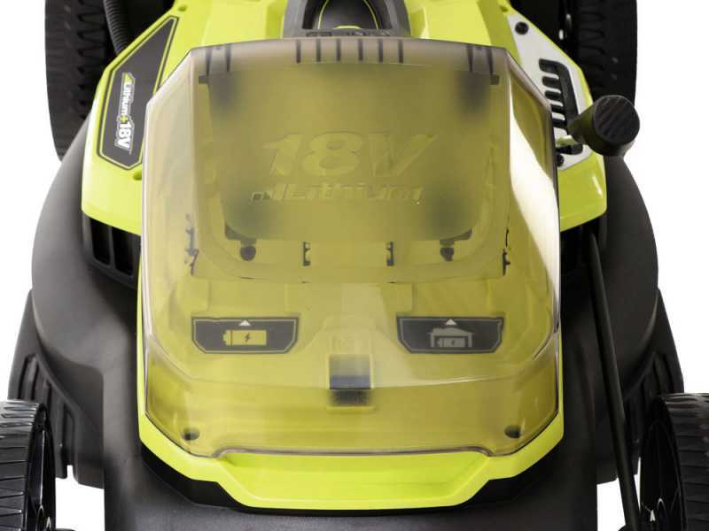 Ryobi RY18LMX40C-150 - Tondeuse &agrave; gazon sans fil - Coupe 40 cm - 18V/5Ah