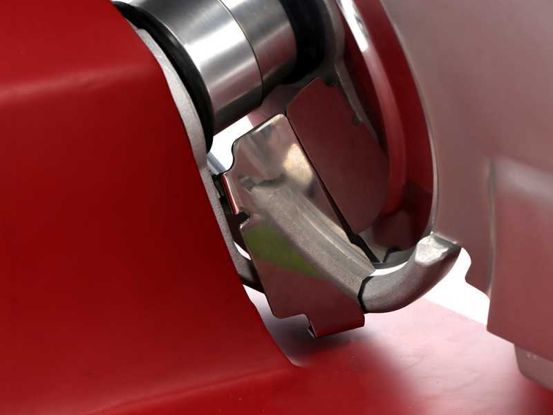 Berkel Red Line 250 Rouge Opaque - Trancheuse professionnelle avec lame en acier de 250 mm