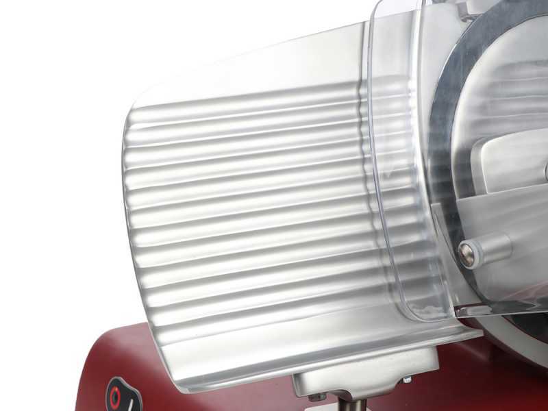 Berkel Red Line 250 Rouge Opaque - Trancheuse professionnelle avec lame en acier de 250 mm