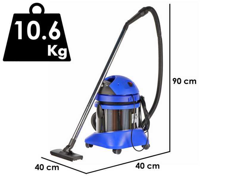 Annovi &amp; Reverberi 4100 - Aspirateur bidon multifonctions - Cuve Inox 20 L - 1250W
