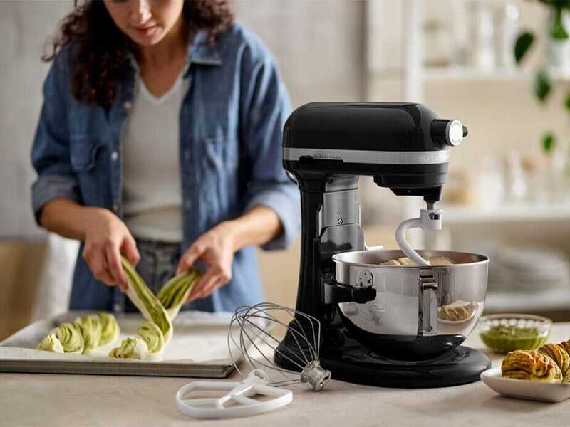 KitchenAid Heavy Duty 5KSM55SXX-EOB Noir Onyx - Batteur m&eacute;langeur plan&eacute;taire