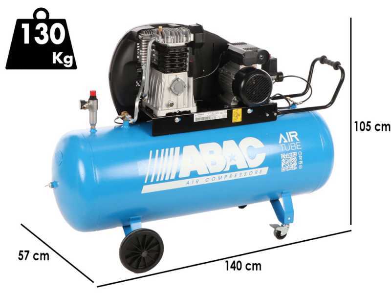 Compresseur ABAC EXP A49B 200 cm&sup3; - Compresseur d'air monophas&eacute; &agrave; courroie - 200 lt air comprim&eacute;