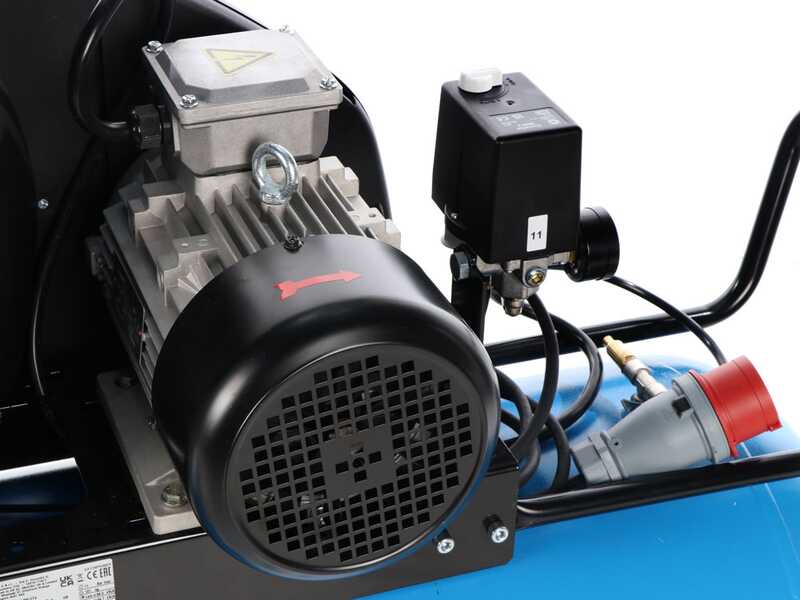 Compresseur ABAC A49B 200 CT4 - Compresseur d'air triphas&eacute; &agrave; courroie - 200 L