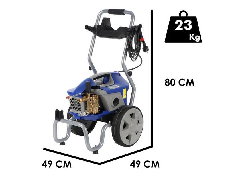 Nettoyeur haute pression Annovi &amp; Reverberi Blue Clean 614K - Nettoyeur haute pression &agrave; eau froide - 160 bar maximum - D&eacute;bit 8.5 l/min