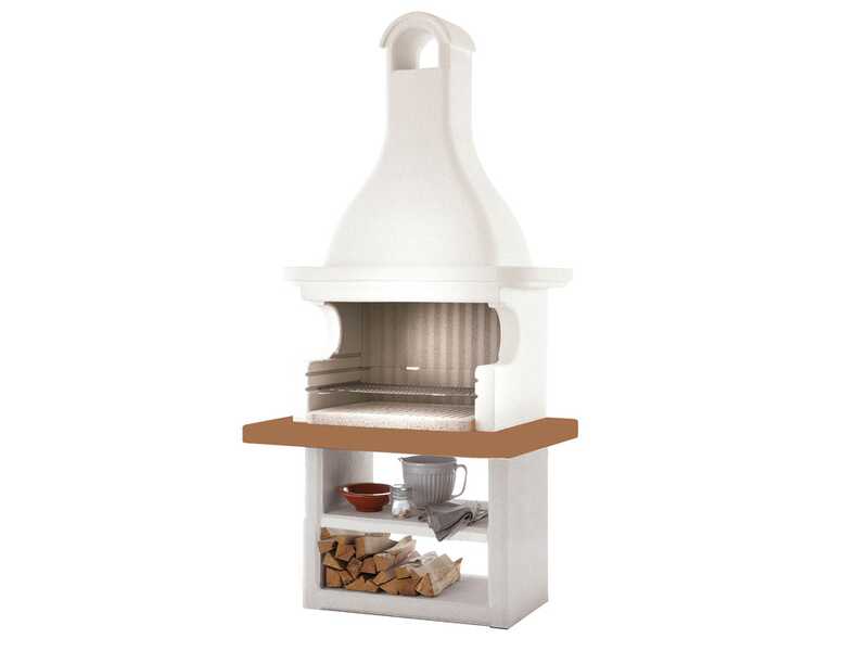 Palazzetti Portorose - Barbecue en ma&ccedil;onnerie &agrave; bois et charbon