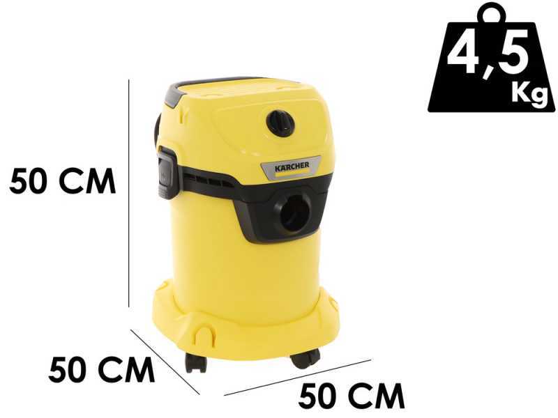 Aspirateur multifonctions Karcher WD 3 V-17/4/20 - Cuve en plastique de 17 litres