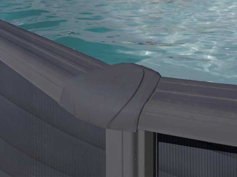 Gre Granada Ronde &Oslash;350 x 132 cm - Piscine hors sol en acier