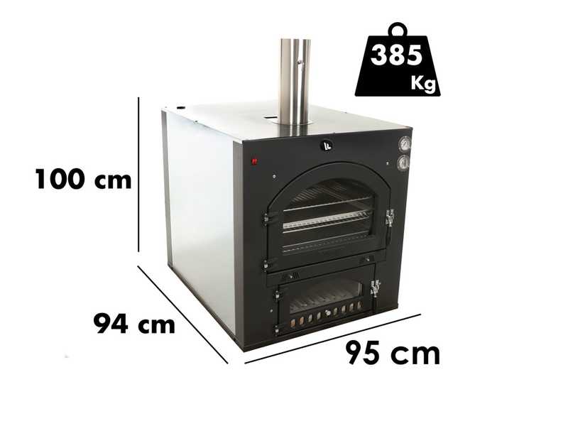 Fontana INC80X65QV - Four &agrave; bois encastrable