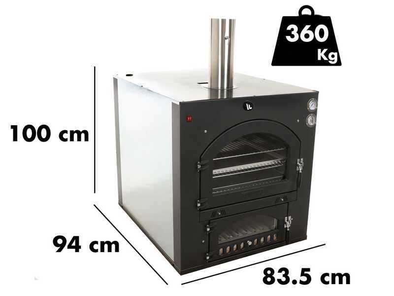 Fontana INC80X54QV - Four &agrave; bois encastrable