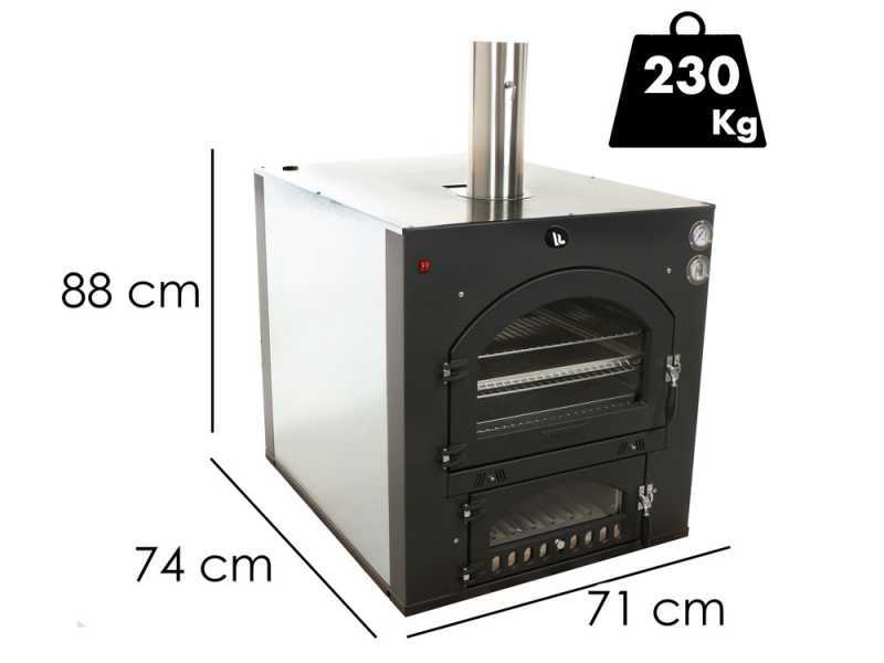 Fontana INC57x45QV - Four &agrave; bois encastrable