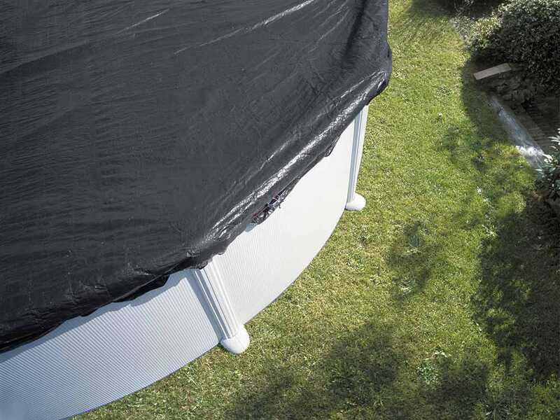 Couverture pour piscines ovales Gre 1000 x 550 cm