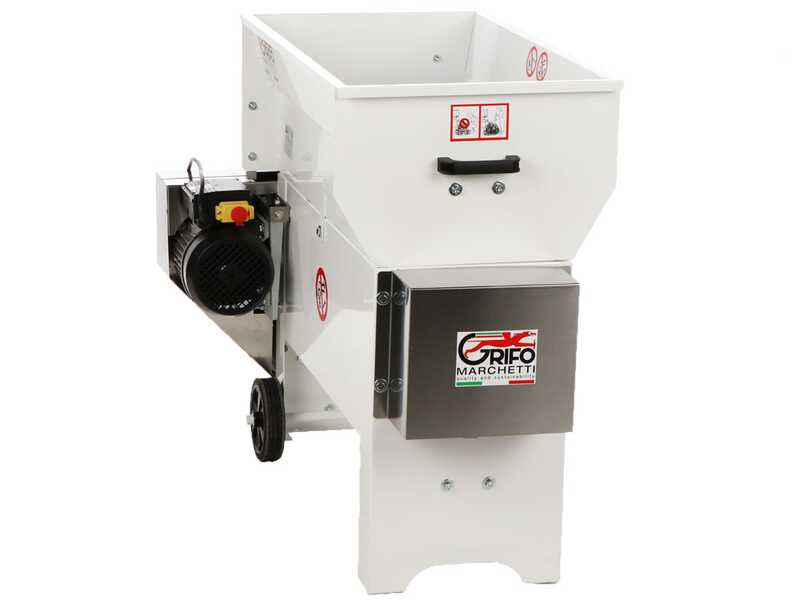 Grifo DVEP20R - &Eacute;grappoir &eacute;lectrique avec pompe et rouleaux