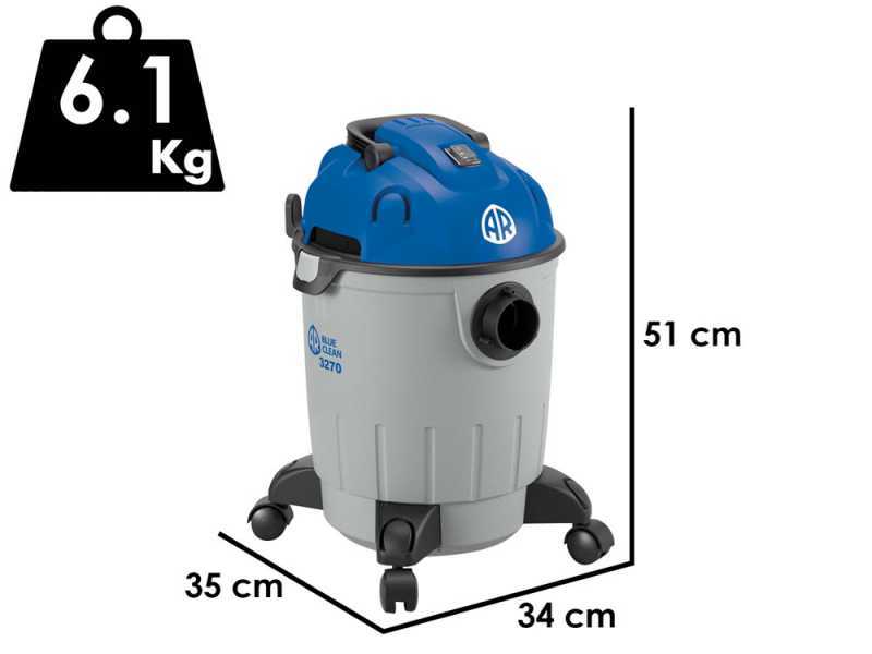 Annovi &amp; Reverberi AR3270 - Aspirateur bidon multifonctions -  Cuve en plastique 20 L - 1200W