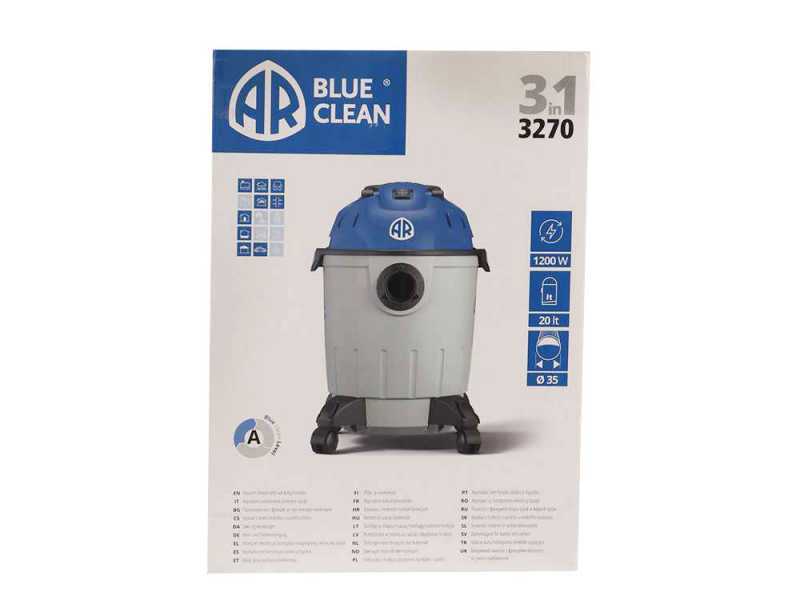 Annovi &amp; Reverberi AR3270 - Aspirateur bidon multifonctions -  Cuve en plastique 20 L - 1200W