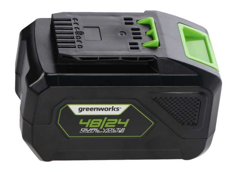 Greenworks GD48BVII - Souffleur-aspirateur &agrave; batterie - SANS BATTERIE NI CHARGEUR