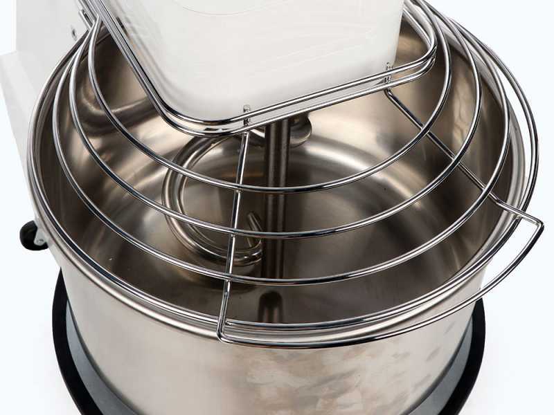 P&eacute;trin &agrave; spirale Mixer 500 S - Monophas&eacute; - Capacit&eacute; de p&acirc;te 4 Kg - 1 vitesse