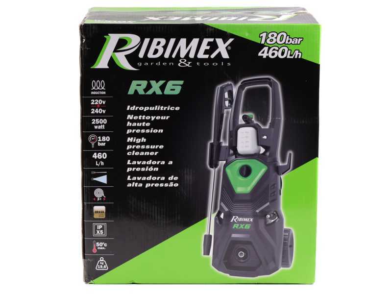 Ribimex RX6 - Nettoyeur haute pression &agrave; eau froide - 180 bar max - D&eacute;bit 460 lt/h