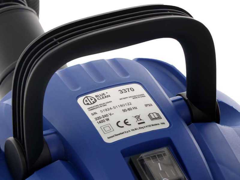 Annovi &amp; Reverberi AR3370 - Aspirateur Bidon multifonctions - Cuve Inox 20 L - 1400W