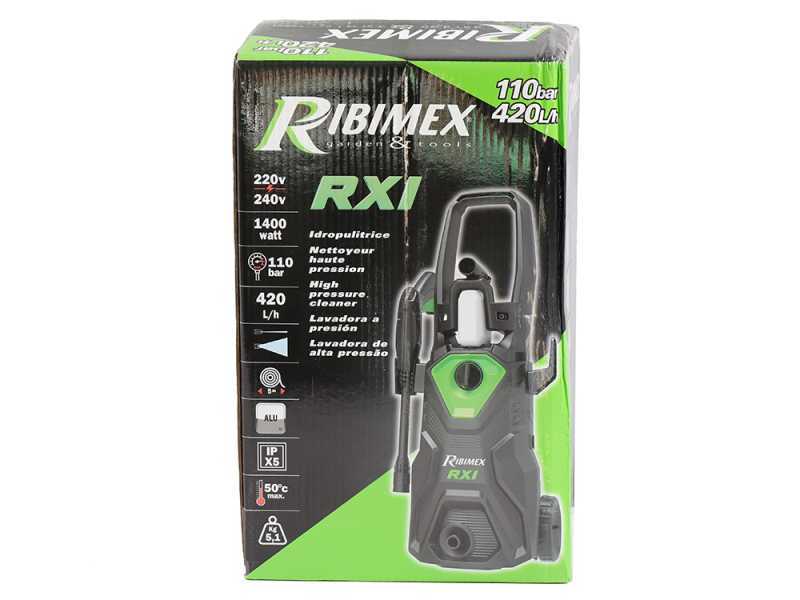 Ribimex RX1 - Nettoyeur haute pression &agrave; eau froide - 110 bar max - D&eacute;bit 420 lt/h