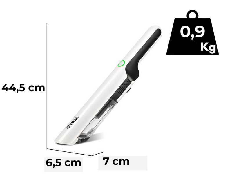G3 Ferrari Stardust Smart - Aspirateur portable rechargeable &agrave; batterie - 11.1V 2.0Ah