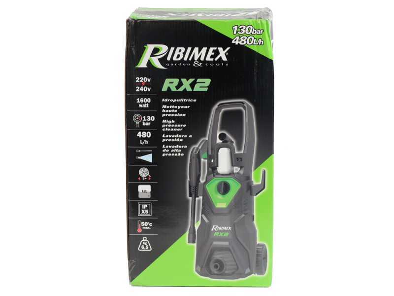 Ribimex RX2 - Nettoyeur haute pression &agrave; eau froide - 130 bar max - D&eacute;bit 480 lt/h