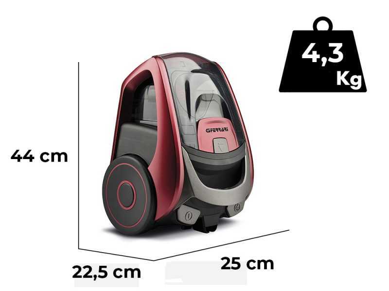 G3 Ferrari Pulisco - Aspirateur tra&icirc;neau cyclonique sans sac - 700W