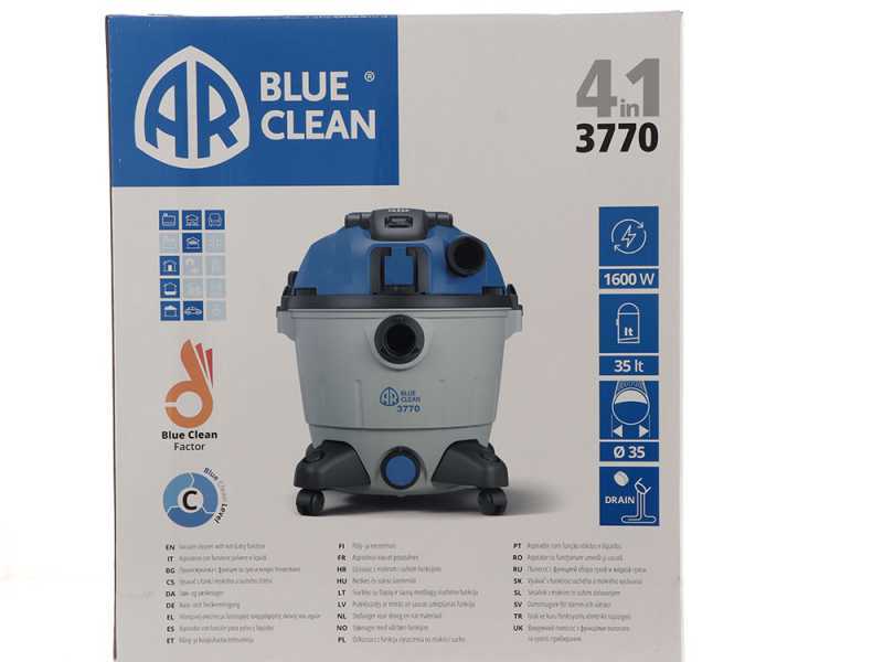 Annovi &amp; Reverberi AR3770 - Aspirateur bidon multifonctions - Cuve Plastique 35 L - 1600W