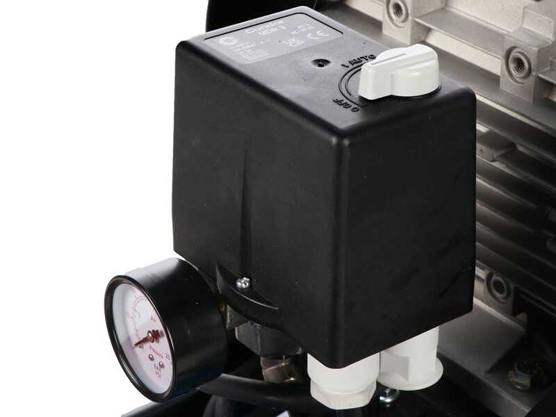 ABAC EXP A49B 270 CT 5,5 - Compresseur d'air &eacute;lectrique triphas&eacute; &agrave; courroie - Moteur 5.5 CV &ndash; 270 L