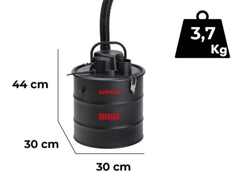 G3 Ferrari Bragia - Aspirateur &agrave; cendres avec cuve - 18 L