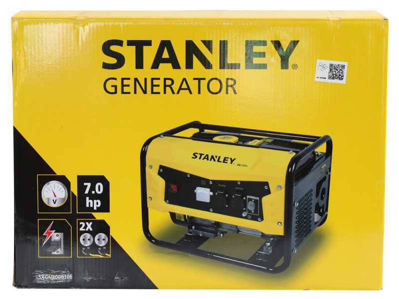 Stanley SIG 2400B - Groupe &eacute;lectrog&egrave;ne &agrave; essence - AVR 2,3 kW monophas&eacute;